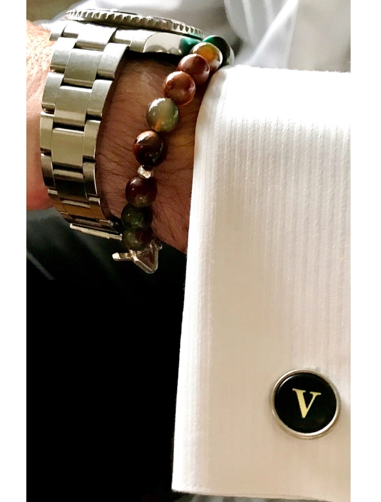 Elite>ChrysoMoss1 Luxury Men's Bracelet